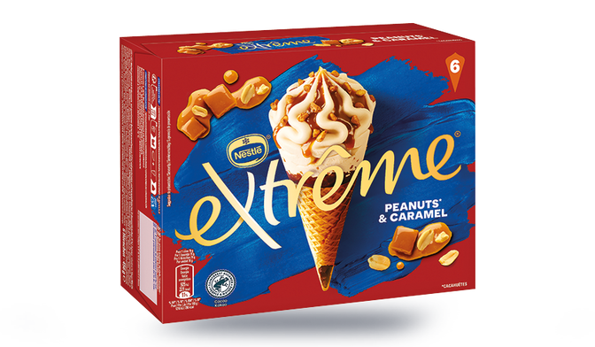6 CONES EXTREME PEANUTS