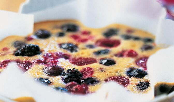 Flans de fruits rouges