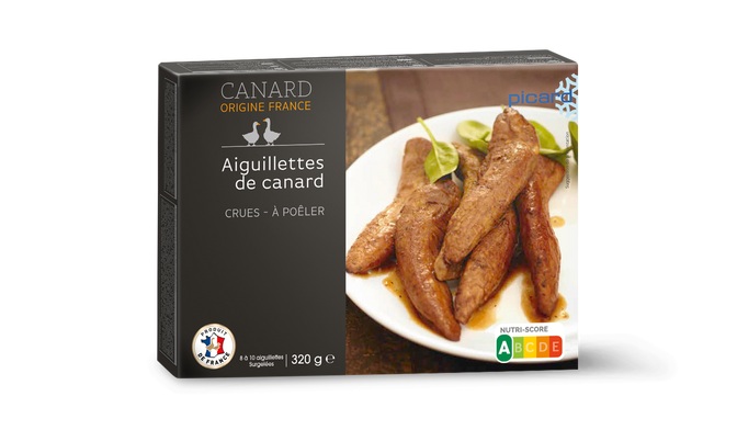 Aiguillettes de canard