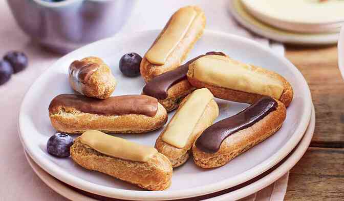 12 MINI-ECLAIRS CHOC/CAFE