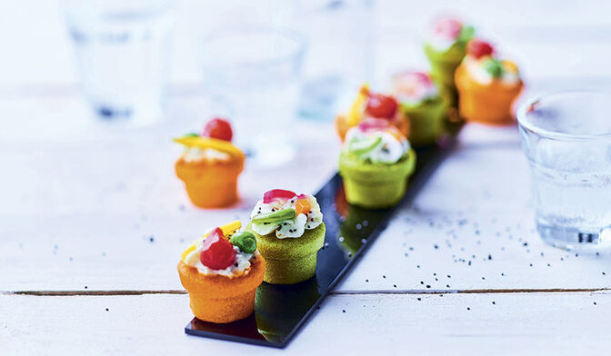 8 bouchées apéritives aux légumes