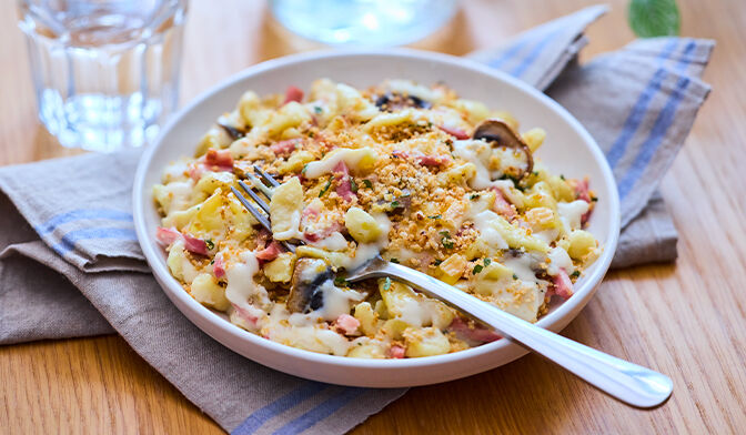 Gratin de Spaetzle au munster — vue 3