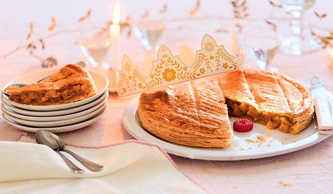 Galette des rois aux pommes