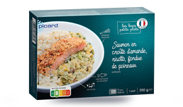 SAUMON EN CROUTE D'AMANDE