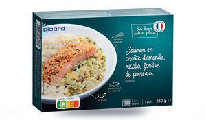 SAUMON EN CROUTE D'AMANDE