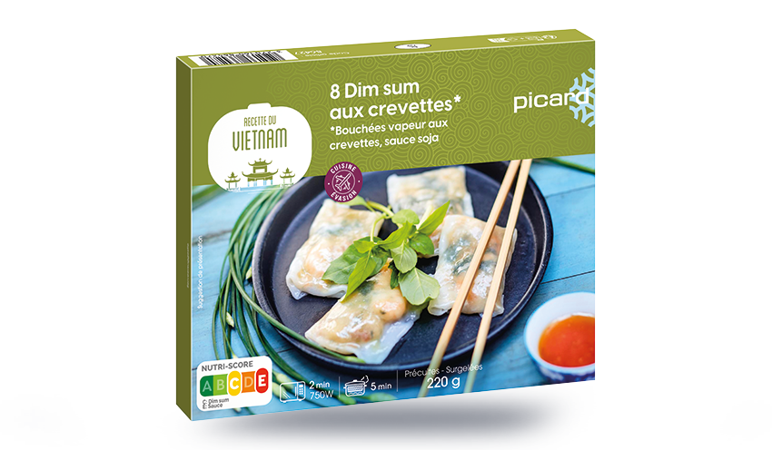 8 Dim sum aux crevettes