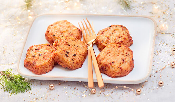 Mini-röstis de pomme de terre aux cèpes