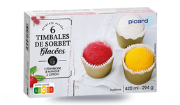 6 TIMBALES FRAMB/MANG/CIT
