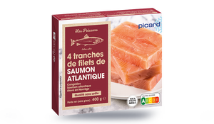 4 TRANCHES SAUMON 400G