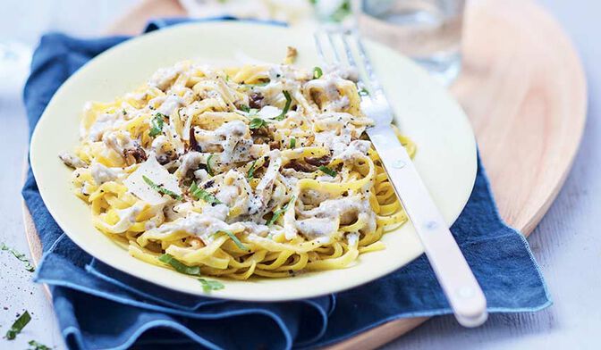 Tagliatelles aux truffes blanches d'été (3 %)