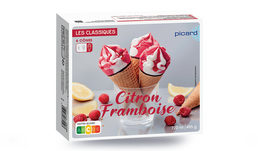 6 CONES CITRON/FRAMB