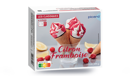 6 CONES CITRON/FRAMB 6 CONES CITRON/FRAMB