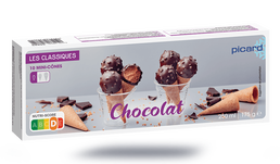 10 MINI CONES CHOCOLAT