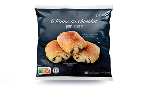 6 pains au chocolat, pur beurre