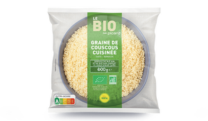 Graine de couscous cuisinée à l'huile d'olive, bio