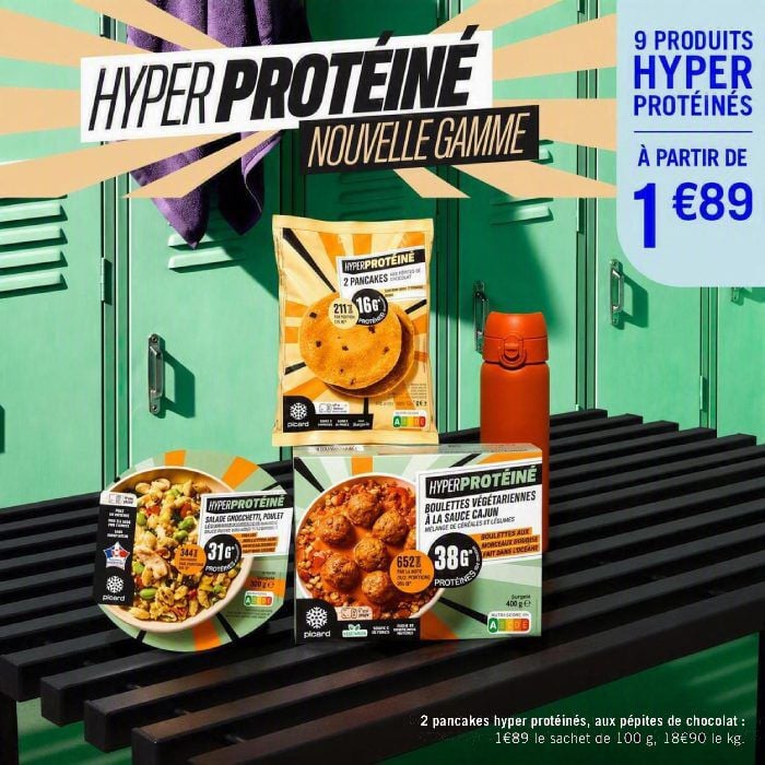 9 produits hyperprot&eacute;in&eacute;s, &agrave; partir de 1&euro;89, hyperprot&eacute;in&eacute; nouvelle gamme