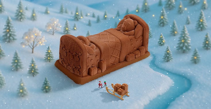 Banni&egrave;re pr&eacute;sentant la b&ucirc;che Nuit de No&euml;l