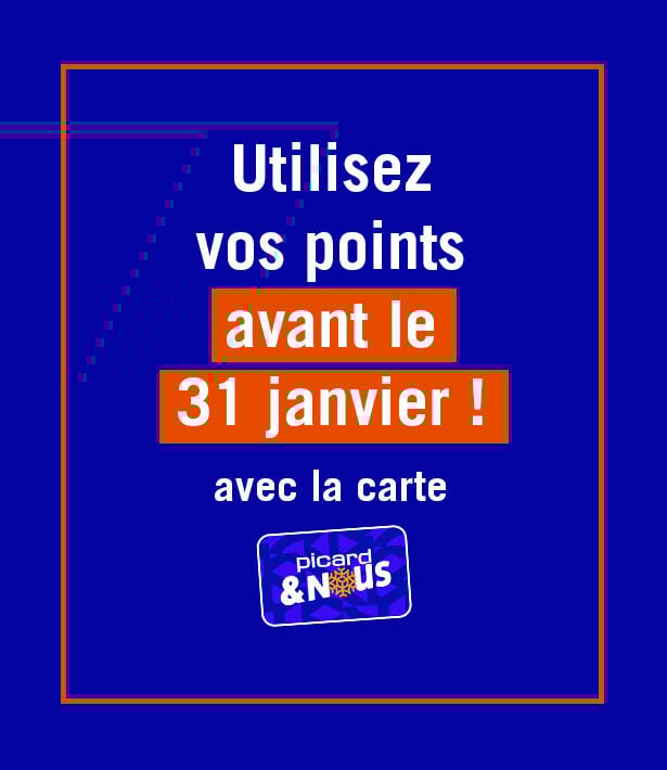 Visuel pour alerter sur l'utilisation des points avant le 31 janvier 
