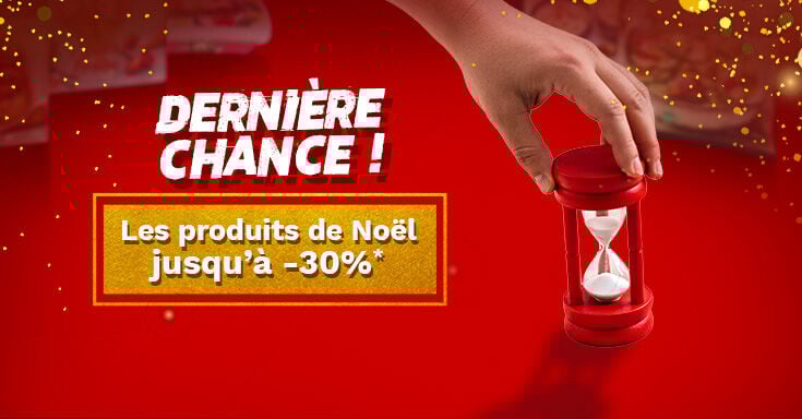 Derni&egrave;re chance : les produits de No&euml;l jusqu'&agrave; -30%