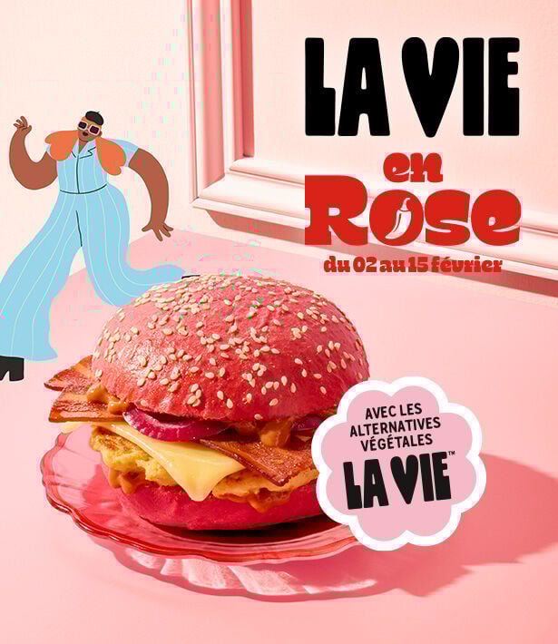 d&eacute;couvrez notre collaboration avec LA VIE avec 3 recettes veggie in&eacute;dites