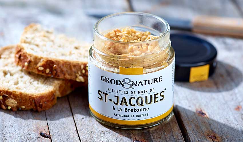 Groix et Nature Rillettes de Noix de St Jacques — vue 2