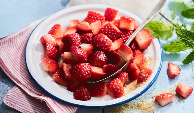 Fraise en morceaux, Egypte — vue 2