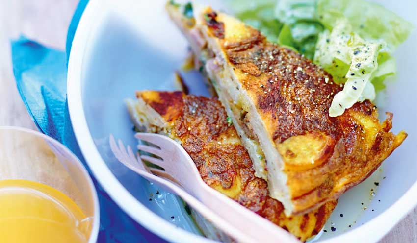 Tortilla de pommes de terre &agrave; la sarladaise