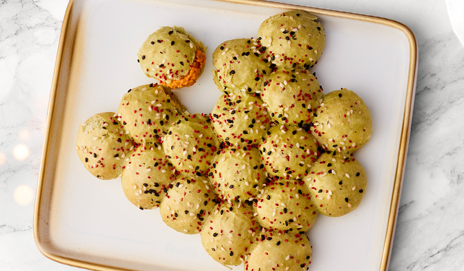 Le sapin brioché cœur pesto rosso — vue 2