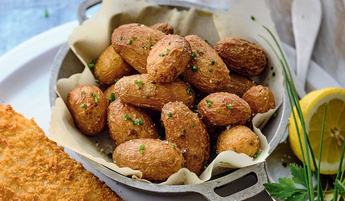 Poêlée de pommes de terre grenaille — vue 2
