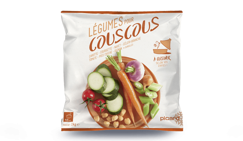 Légumes pour couscous surgelés - Les légumes - Picard
