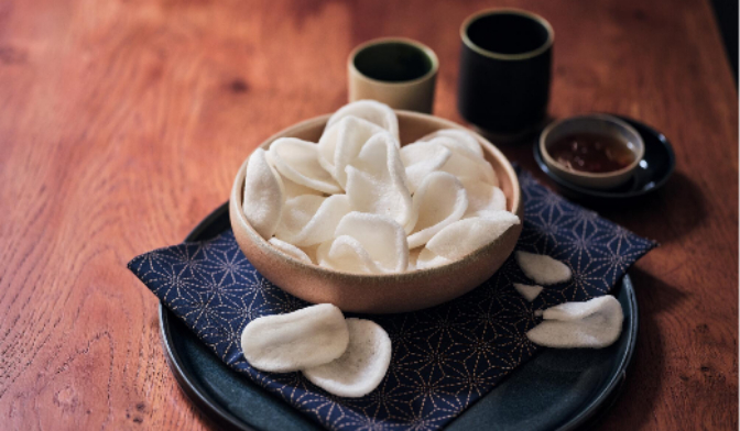 Chips de manioc à la crevette — vue 2
