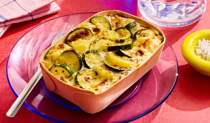 Gratin courgette, pomme de terre, emmental bio — vue 2