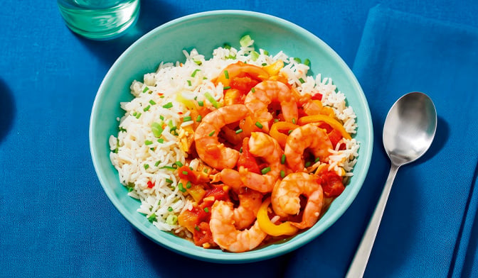 Cari de crevettes — vue 2