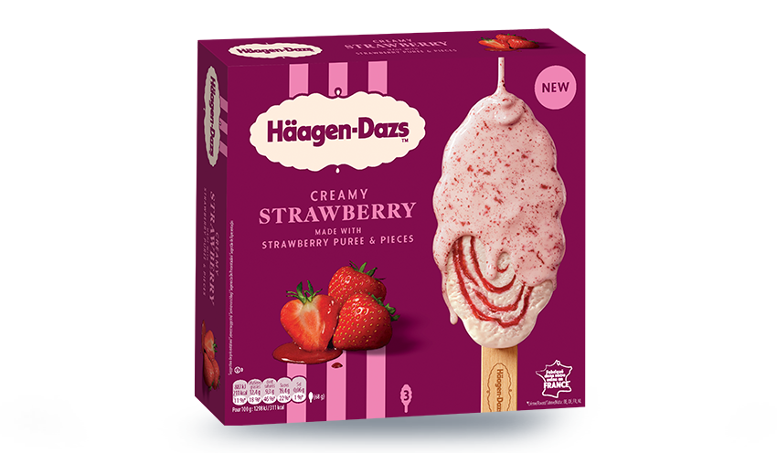 3 Bâtonnets creamy Strawberry — vue 2