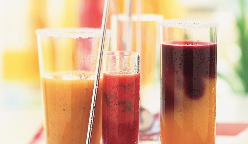 Cocktail fruits rouges et mangue