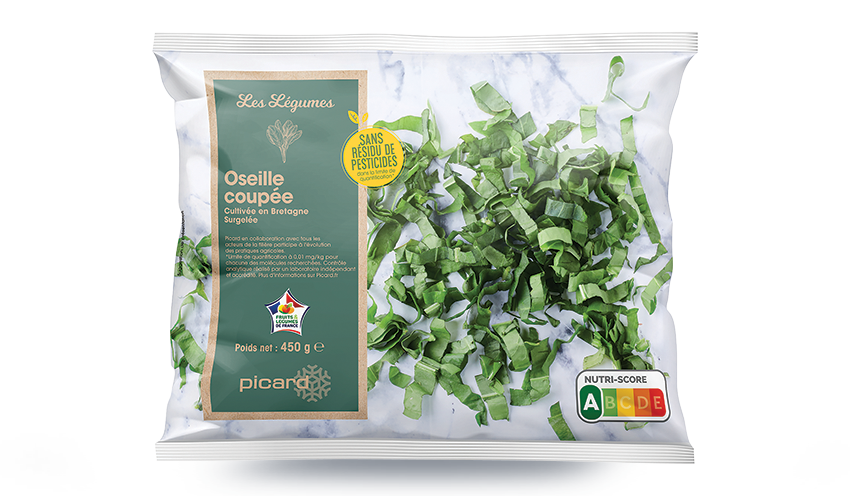 Oseille coupée sans résidu de pesticides — vue 2