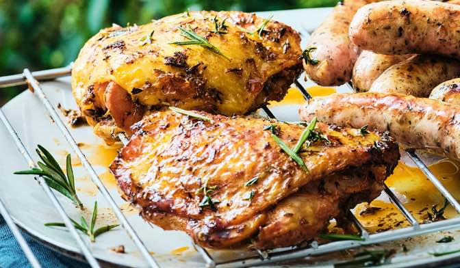 Hauts de cuisses de poulet marinés à la provençale — vue 2