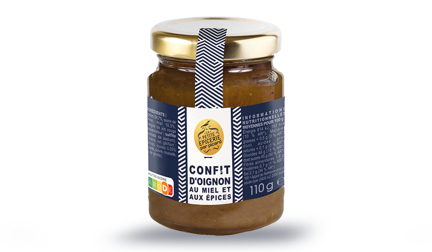 Confit d'oignon au miel et aux épices — vue 2