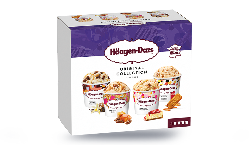4 Mini-pots Häagen-Dazs Original Collection — vue 2