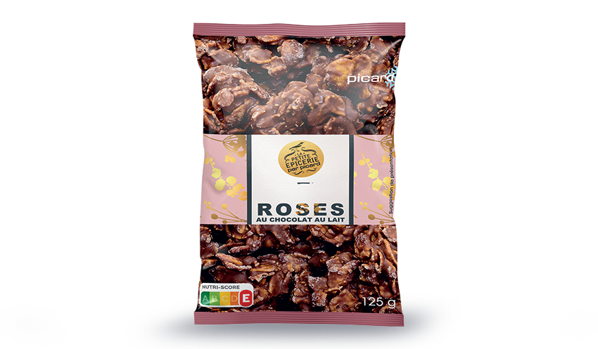 Roses au chocolat au lait — vue 2