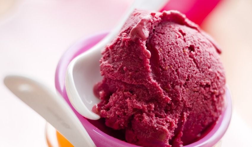 Sorbet express &agrave; la framboise bio