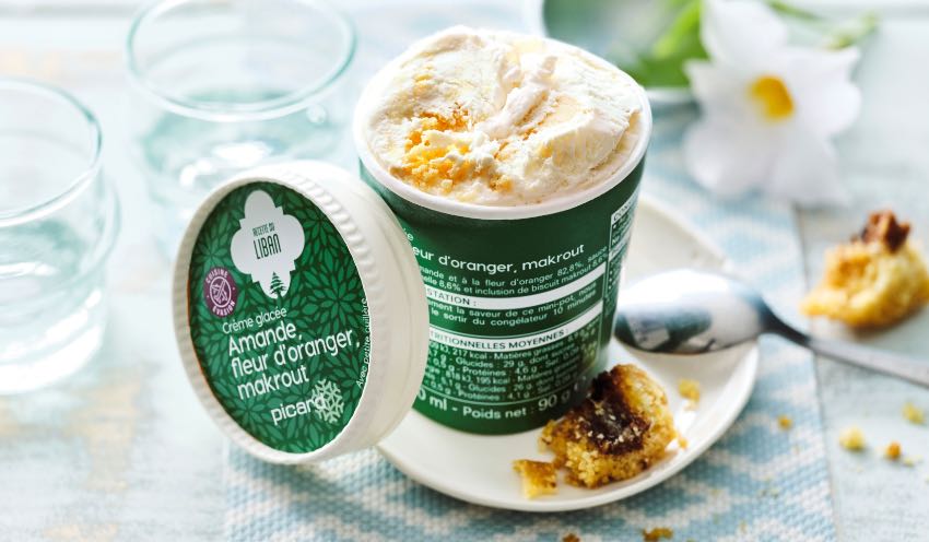 Crème glacée à la fleur d'oranger amande makrout — vue 2