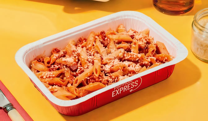 Mini penne au chorizo, sauce à la tomate — vue 2