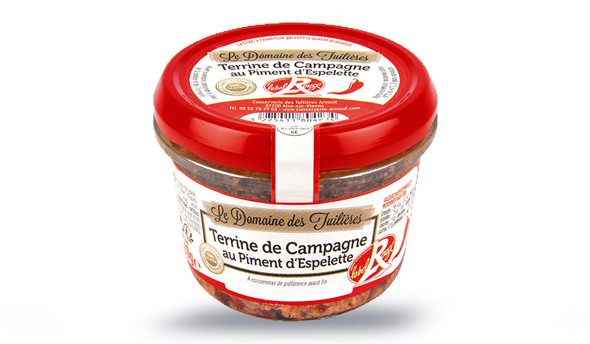 Terrine campagne au piment d'Espelette Label Rouge — vue 2