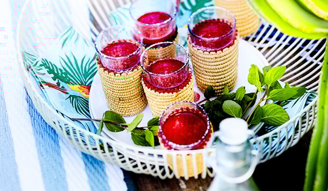 Mousse de framboise express