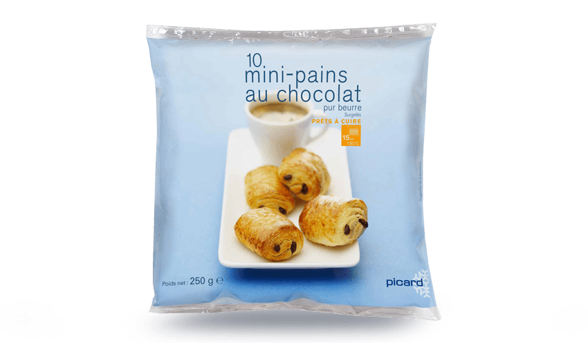 Barre De Chocolat Pour Pain Au Chocolat Grande Surface 10 mini-pains au chocolat surgelés - Les pains & viennoiseries - Picard