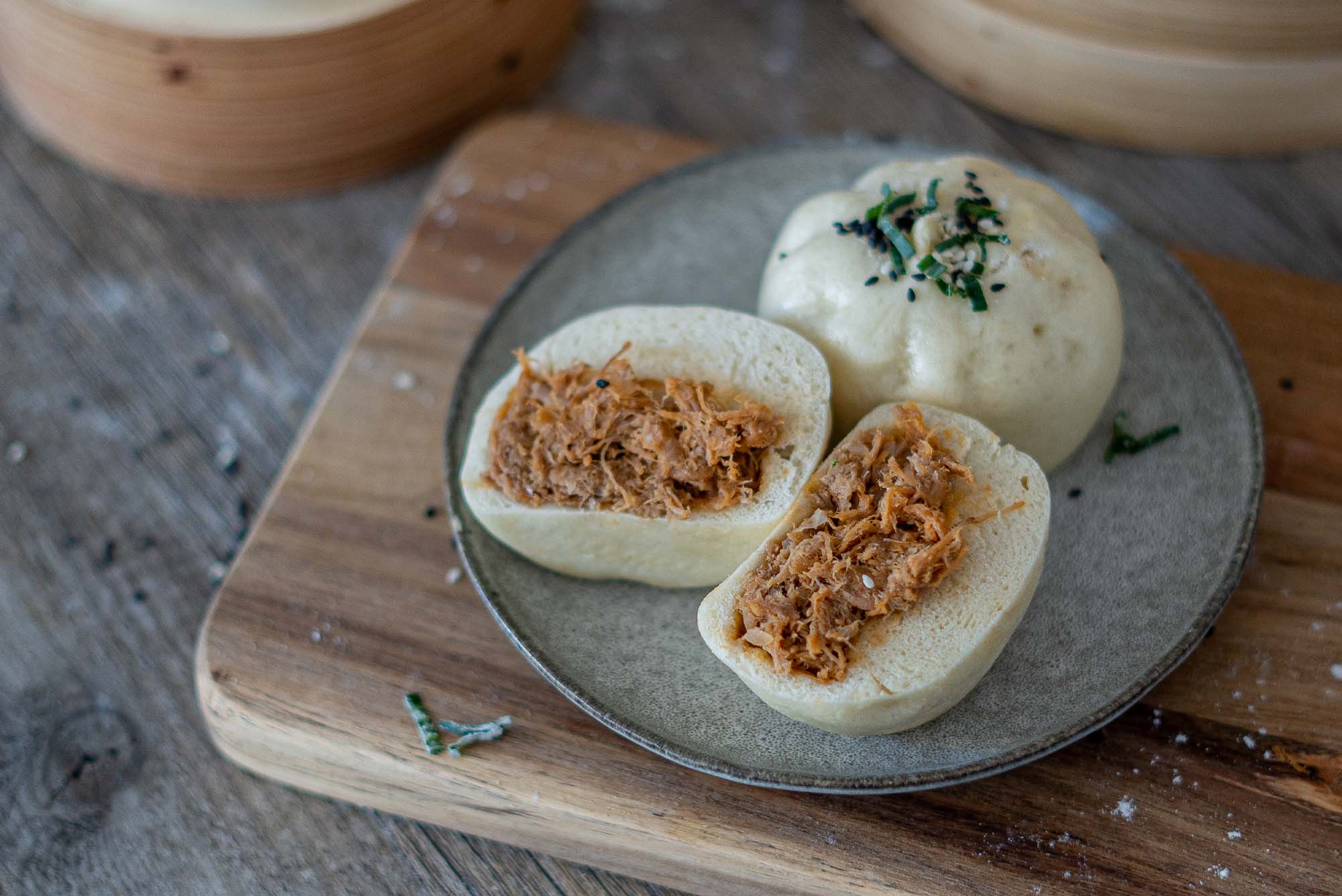 Bao au pulled pork