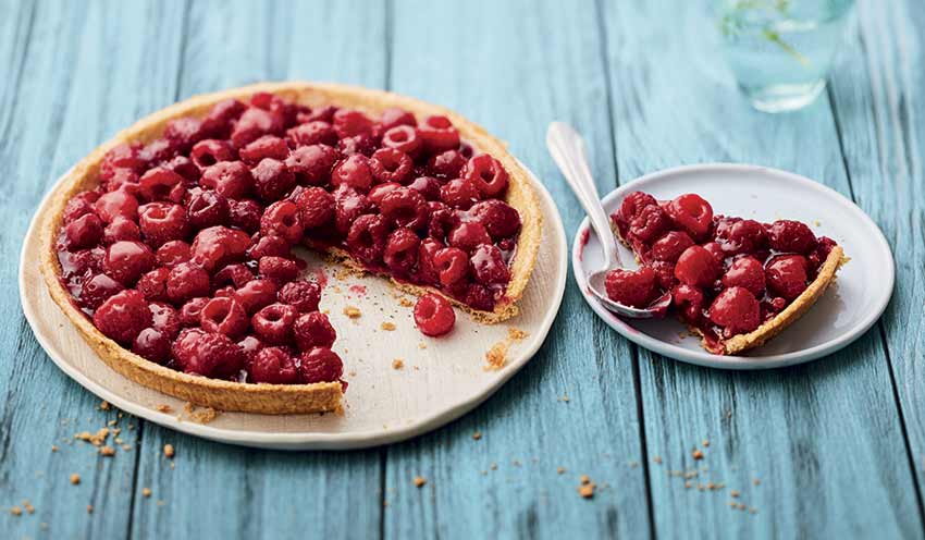 Tarte aux framboises — vue 2