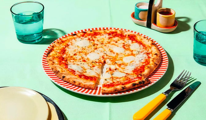 Pizza 4 formaggi italiani 'Italia' — vue 2