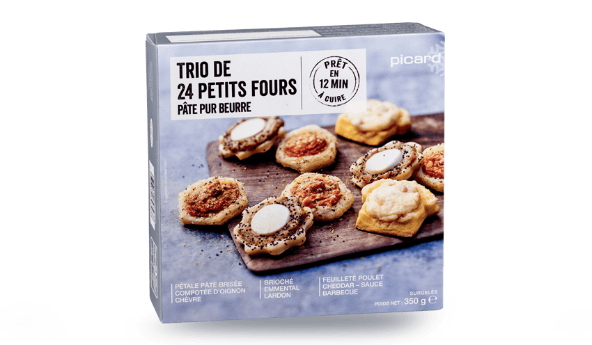 Trio De 24 Petits Fours Pâte Pur Beurre - 